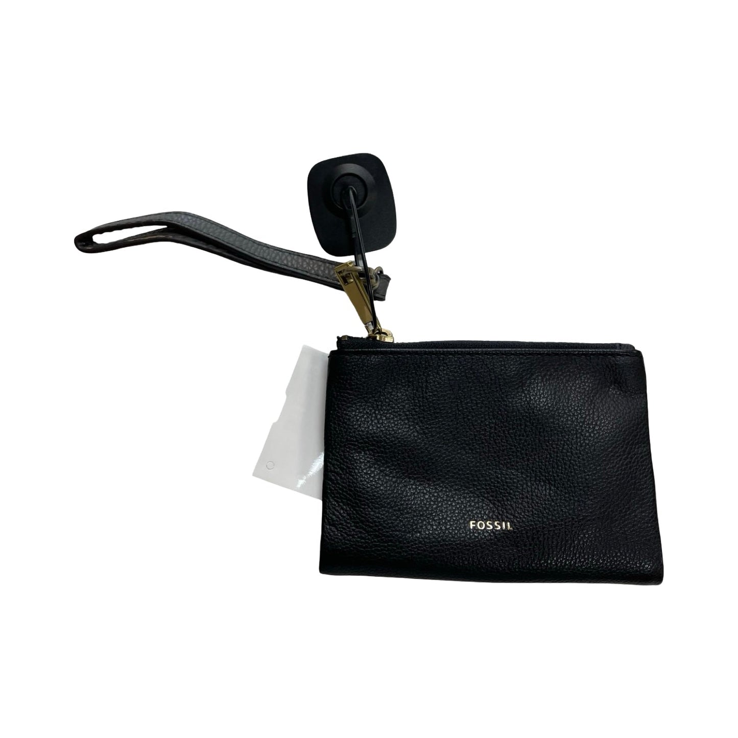 Wallet Leather By Fossil In Black, Size:Small