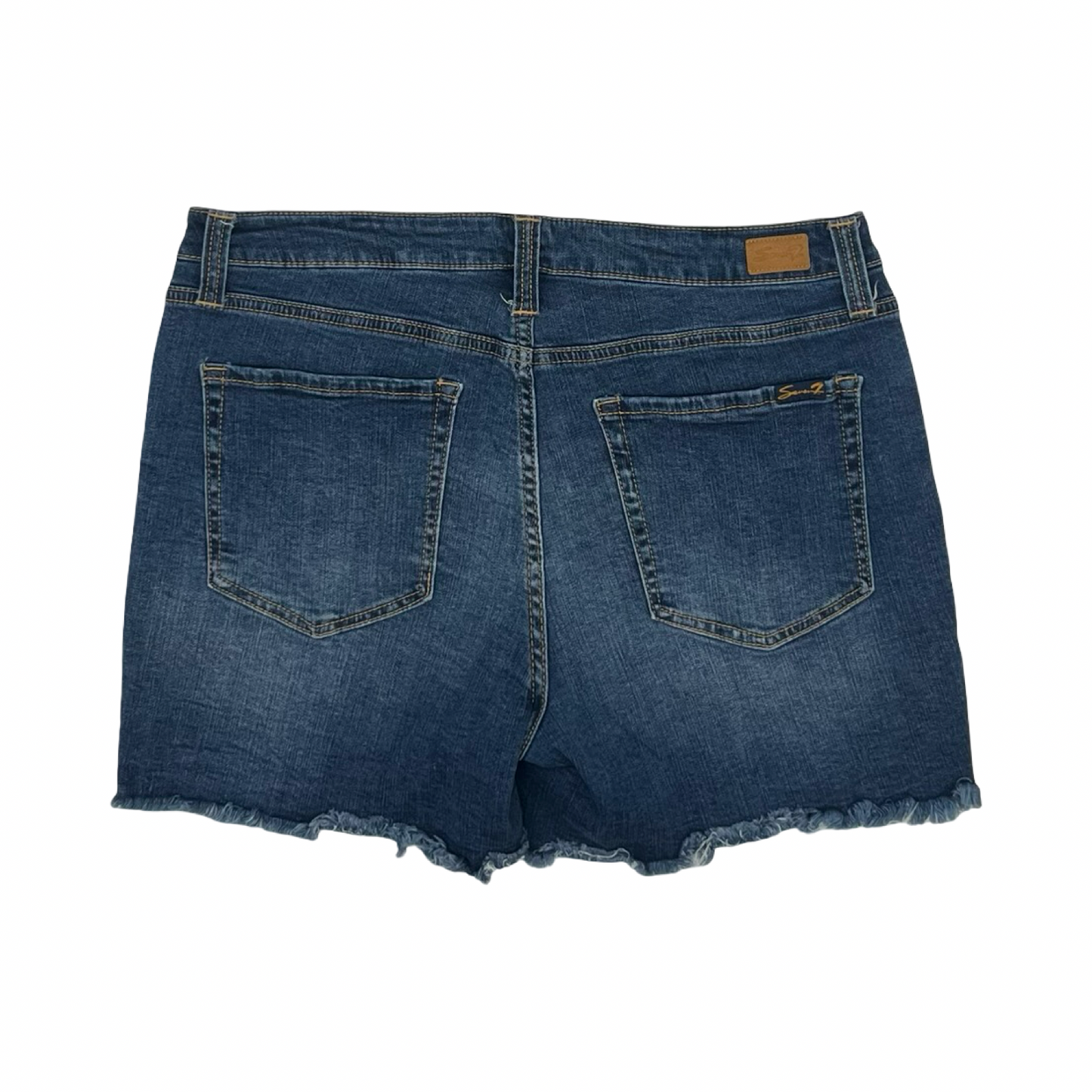 Shorts By Seven 7 In Blue Denim, Size:12