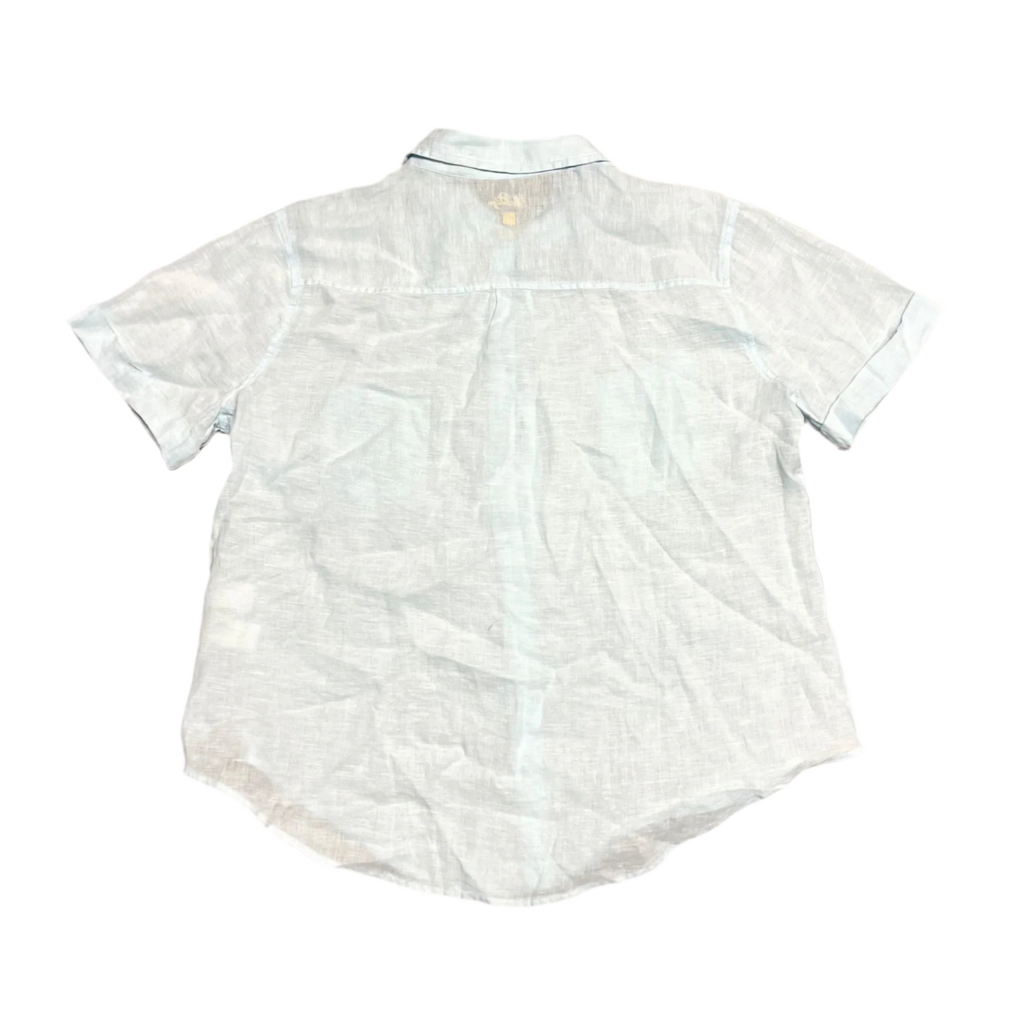 Top Short Sleeve Designer By Lilly Pulitzer In Blue, Size: L