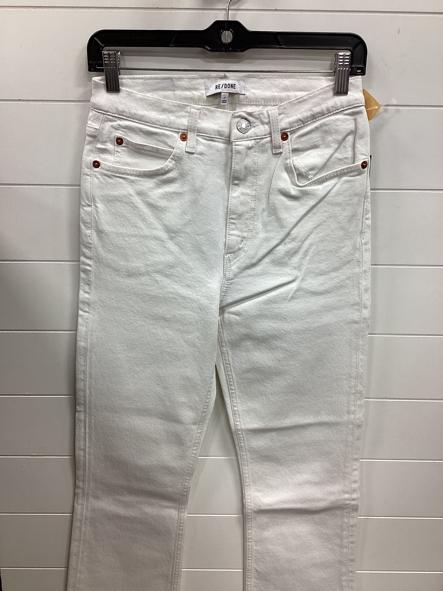 Jeans Straight By Cmc In White Denim, Size:4