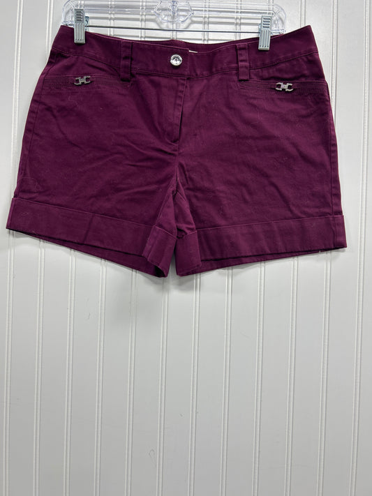 Shorts By White House Black Market In Purple, Size:8