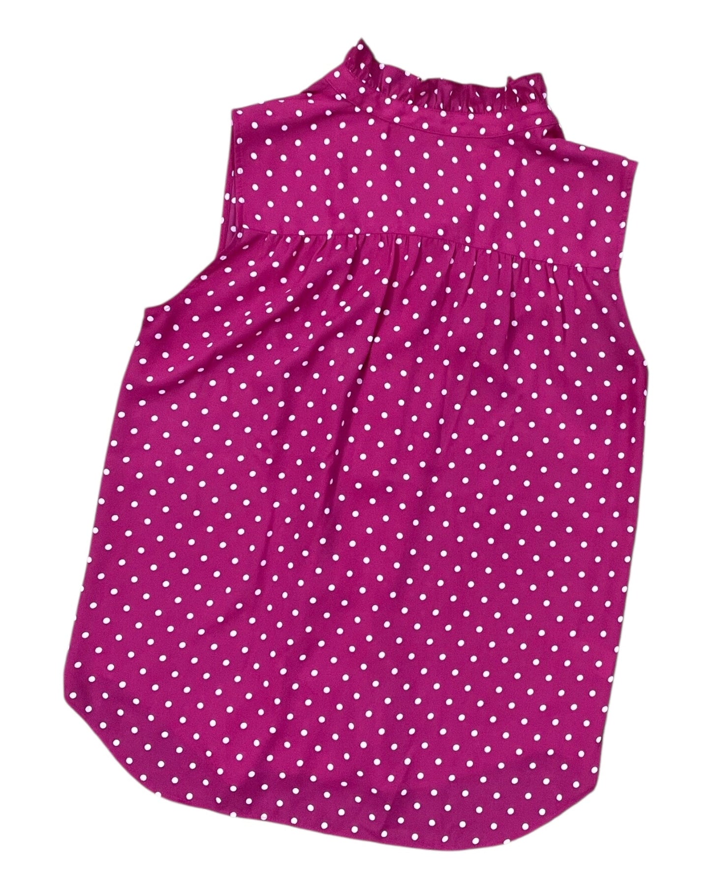 Blouse Sleeveless By Ann Taylor In Pink, Size:S