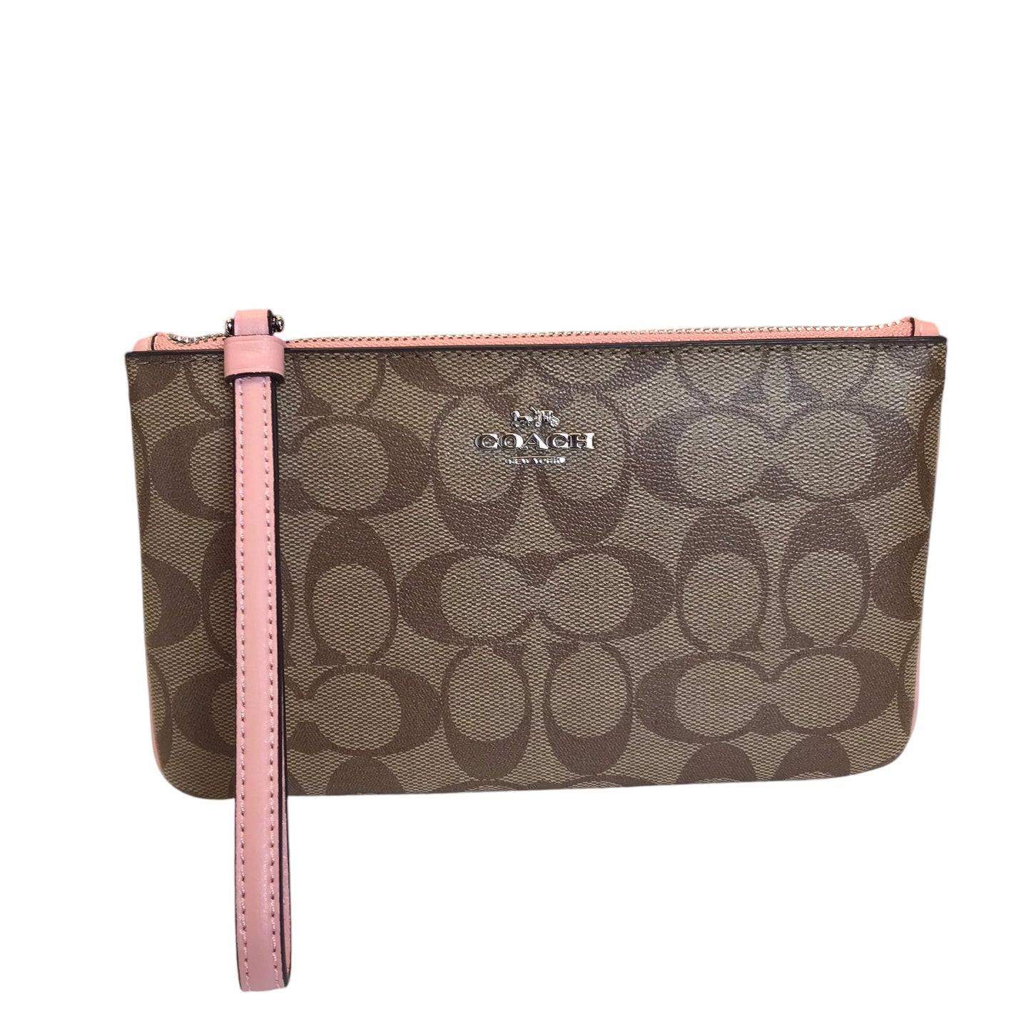 Wristlet Designer By Coach In Brown, Size:Medium