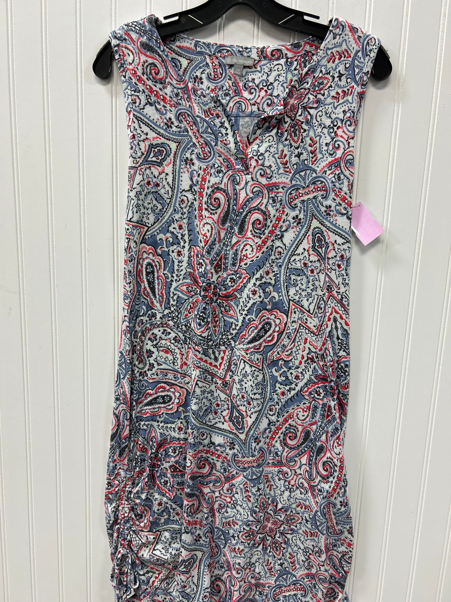 Dress Casual Midi By Talbots In Paisley Print, Size:Xs
