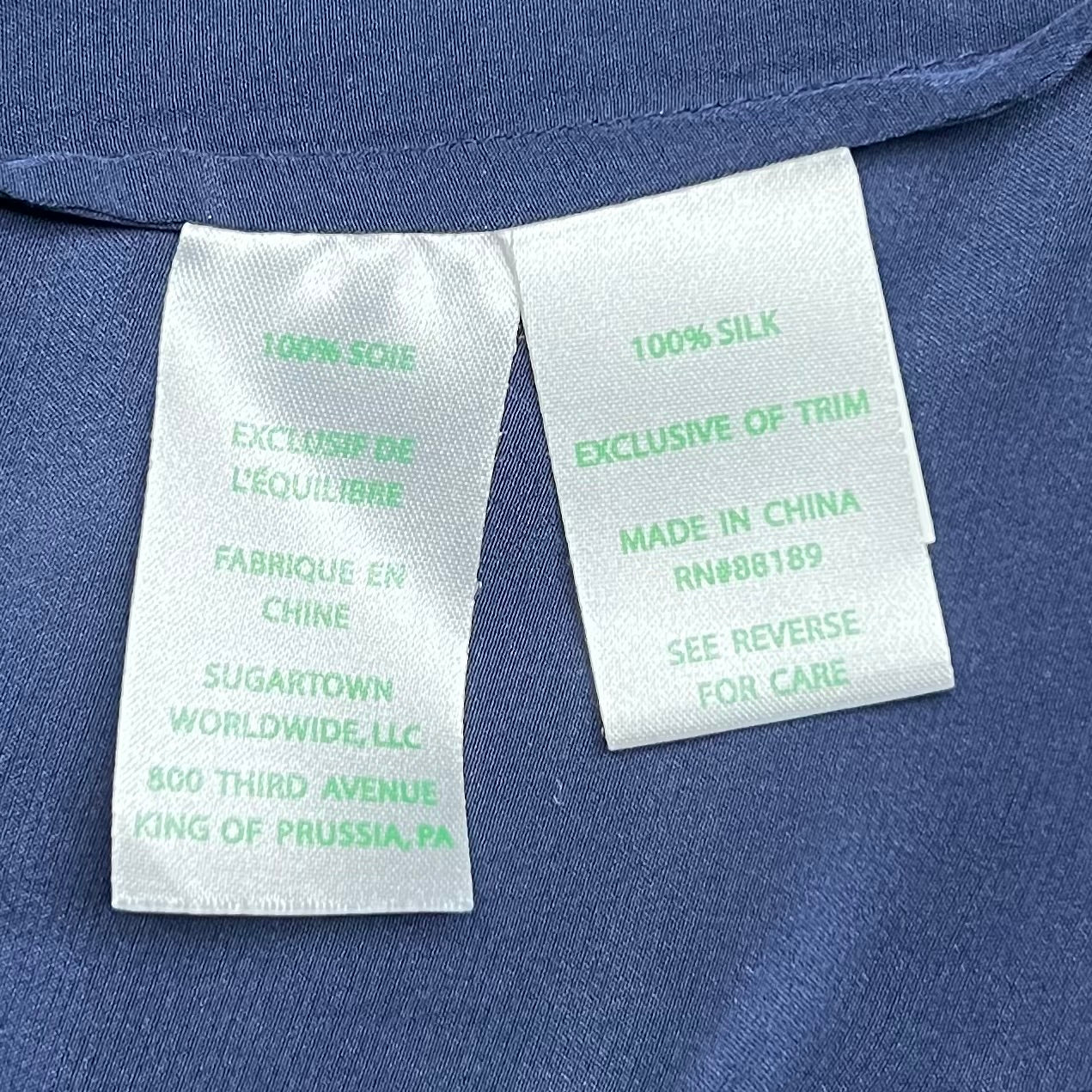 Top Sleeveless By Lilly Pulitzer In Navy, Size: M