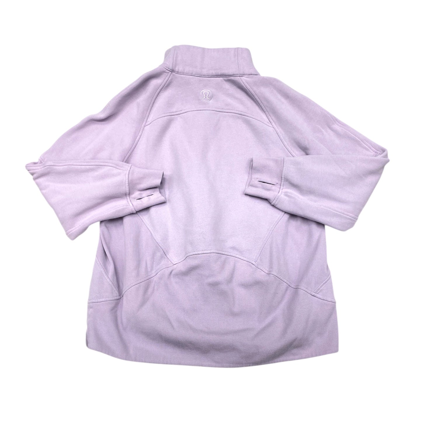 Athletic Jacket By Lululemon In Purple, Size:M