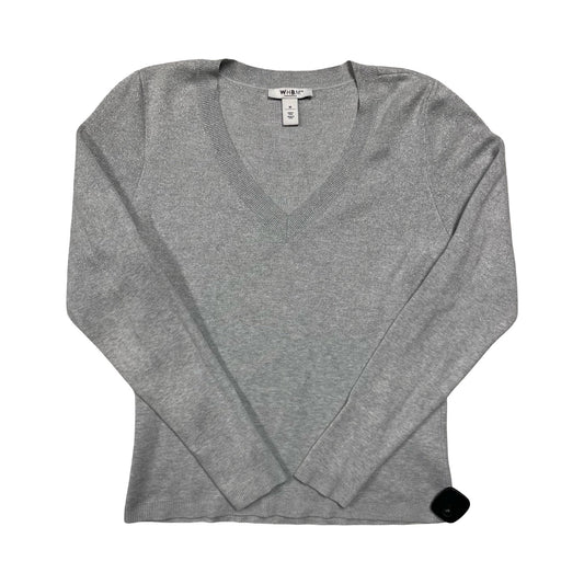 Sweater By White House Black Market In Silver, Size:M