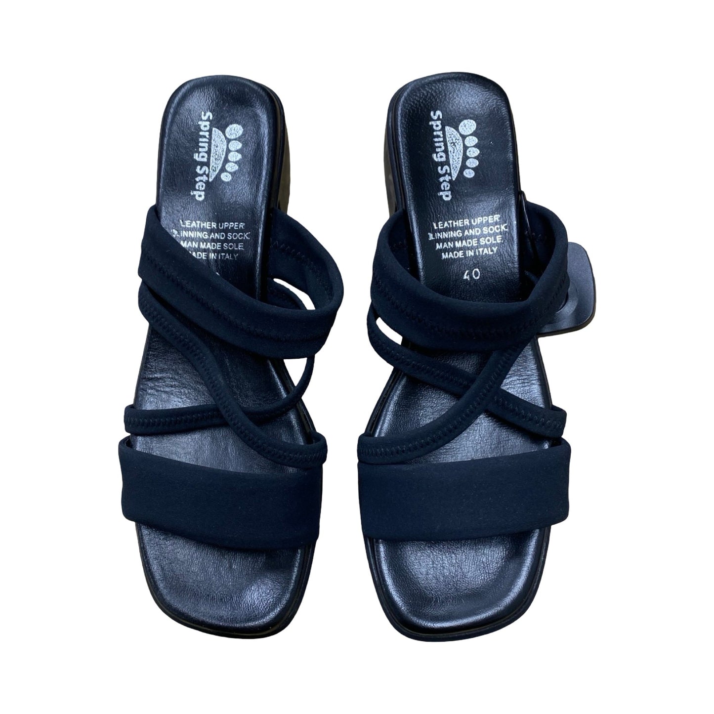 Shoes Heels Block By Spring Step In Black, Size:9