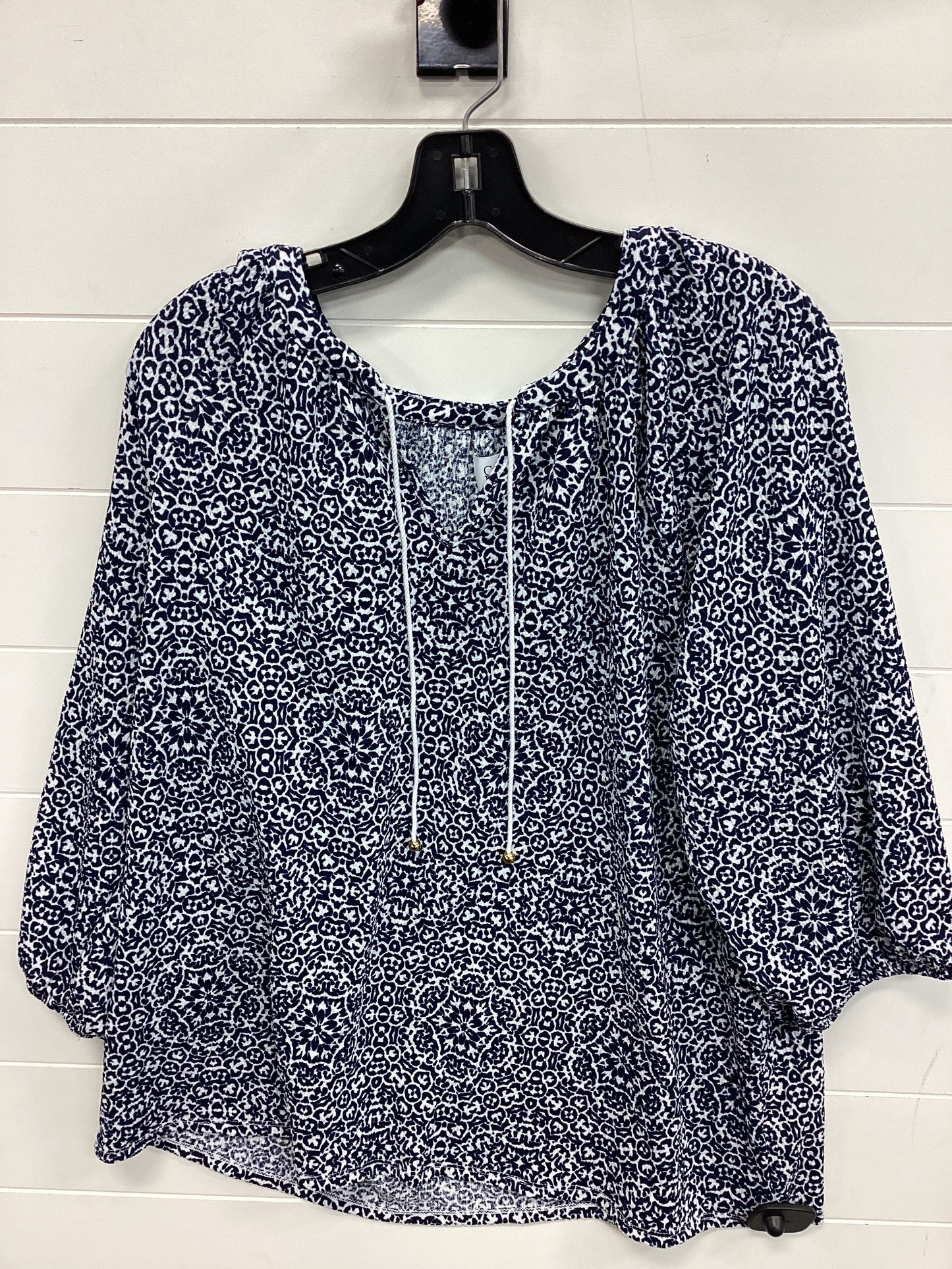Top Ls By Croft And Barrow In Blue, Size:1X
