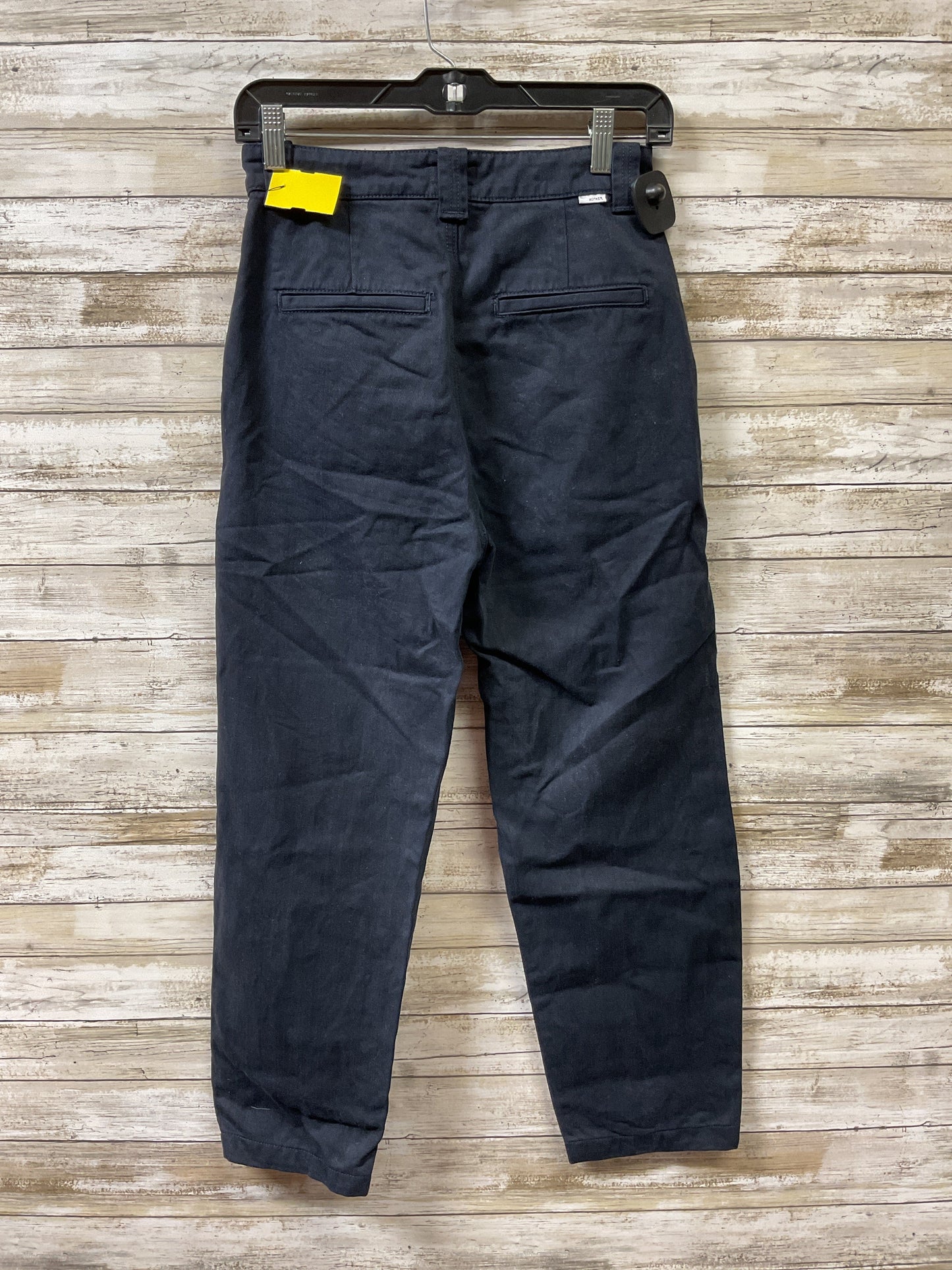 Pants Wide Leg By Mother In Navy, Size:Xxs