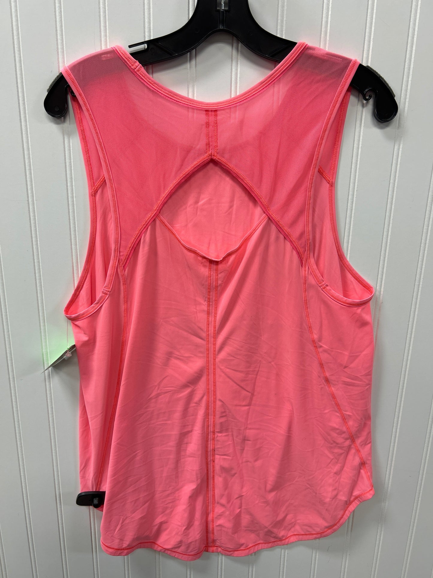 Athletic Tank Top By Lululemon In Pink, Size:12