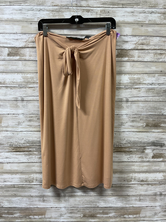 Skirt Midi By House Of Harlow In Tan, Size:L