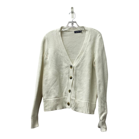 Sweater Cardigan By Vineyard Vines In Cream, Size:M