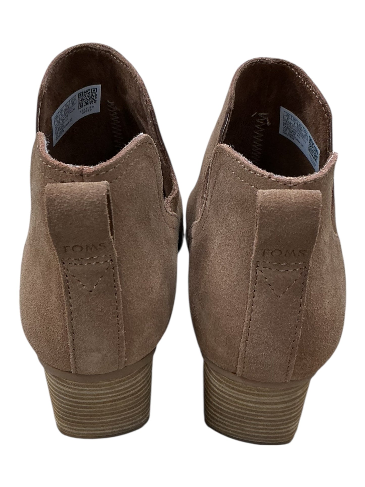 Shoes Heels Wedge By Toms In Tan, Size:8