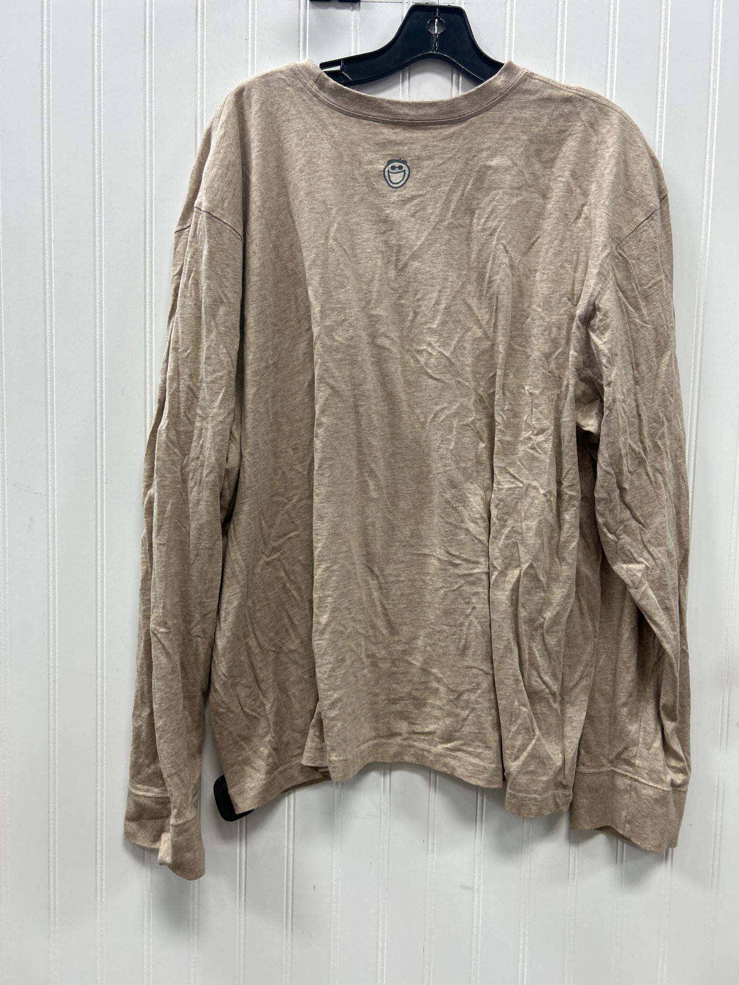Top Ls By Life Is Good In Tan, Size:1X