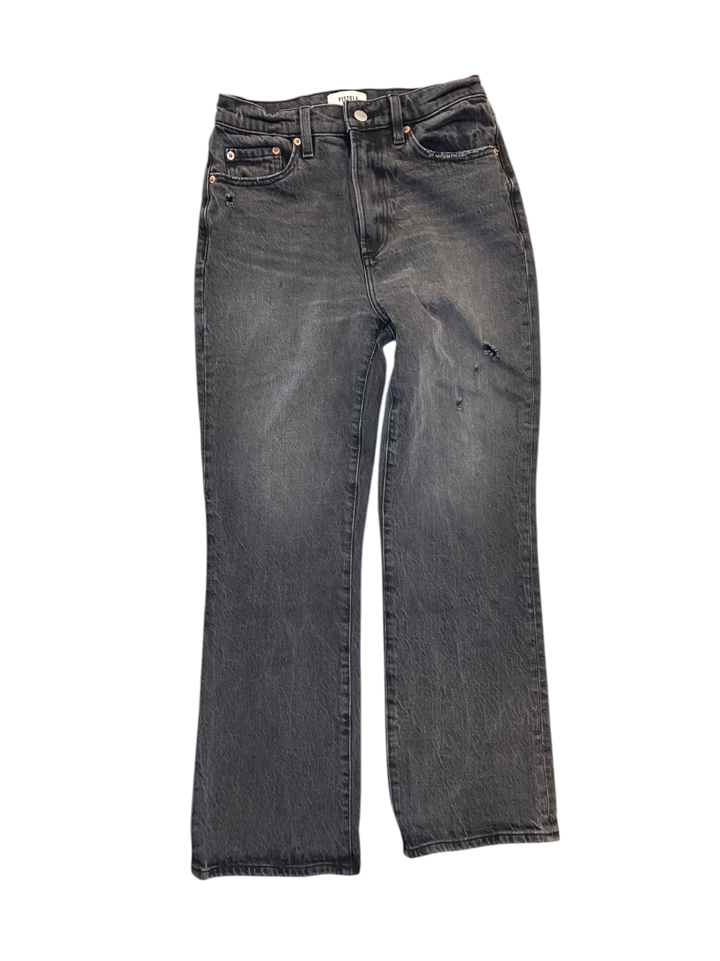 Jeans Straight By Pistola In Grey Denim, Size:2