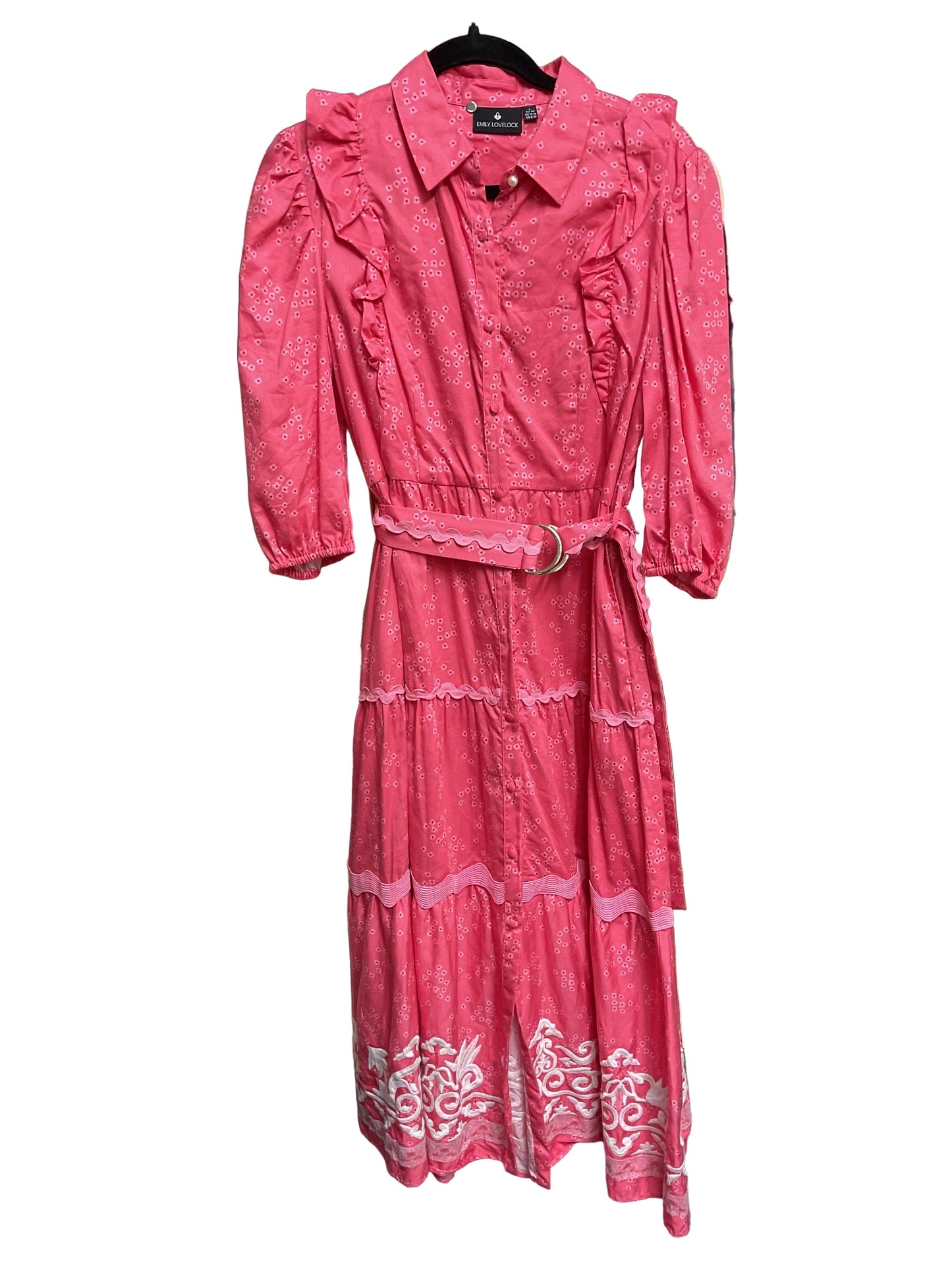 Dress Casual Maxi By Cma In Pink, Size:L