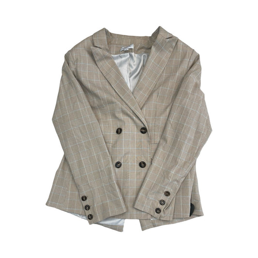 Blazer By Evereve In Blue & Brown, Size:M