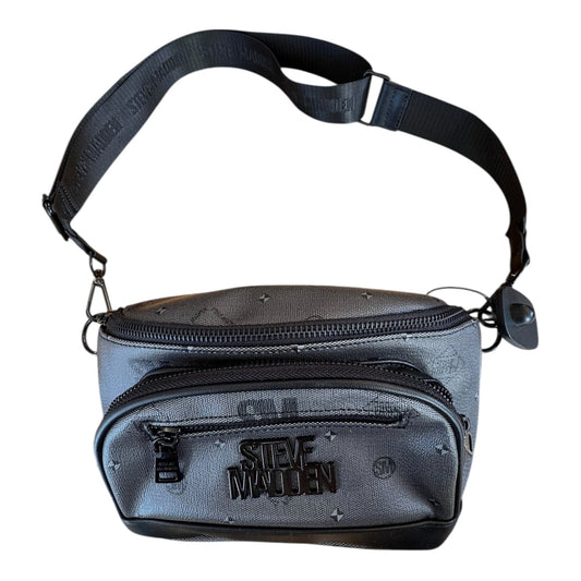 Belt Bag By Steve Madden In Black & Grey, Size:Medium