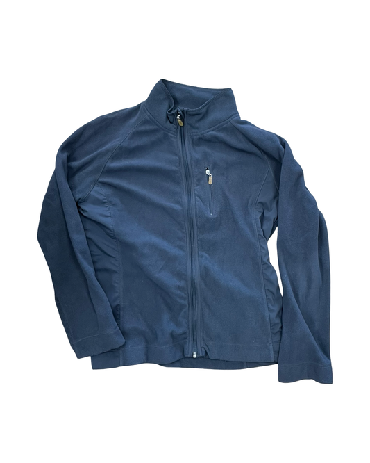 Jacket Fleece By Danskin In Grey, Size:M