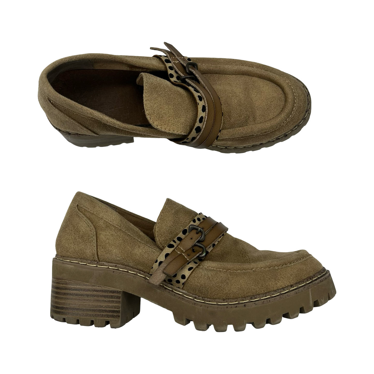 Shoes Heels Block By Blowfish In Tan, Size:7