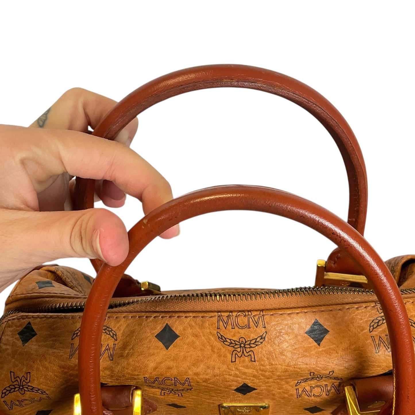 Crossbody Luxury Designer By Mcm, Size: Small