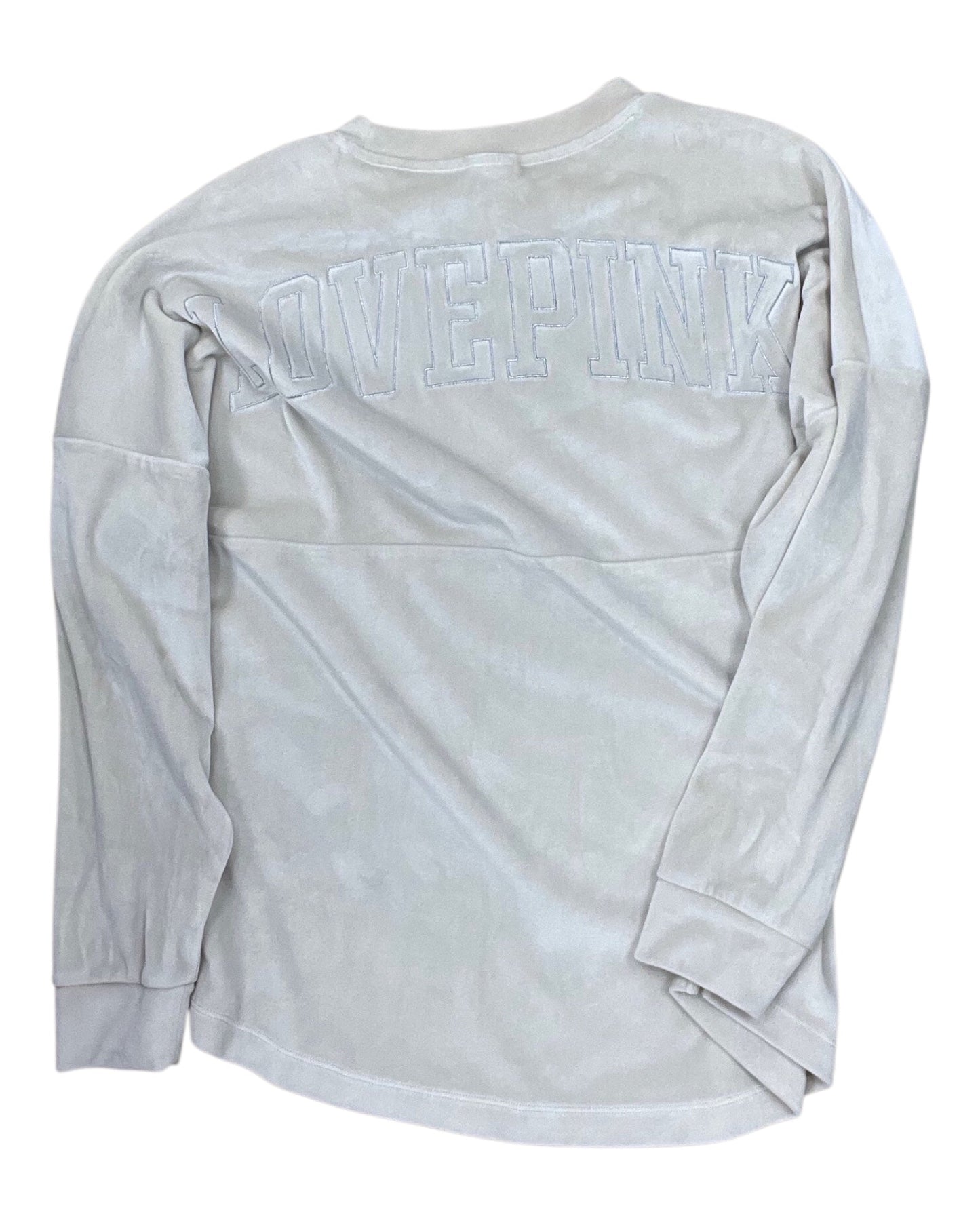 Sweatshirt Crewneck By Pink In Cream, Size:S