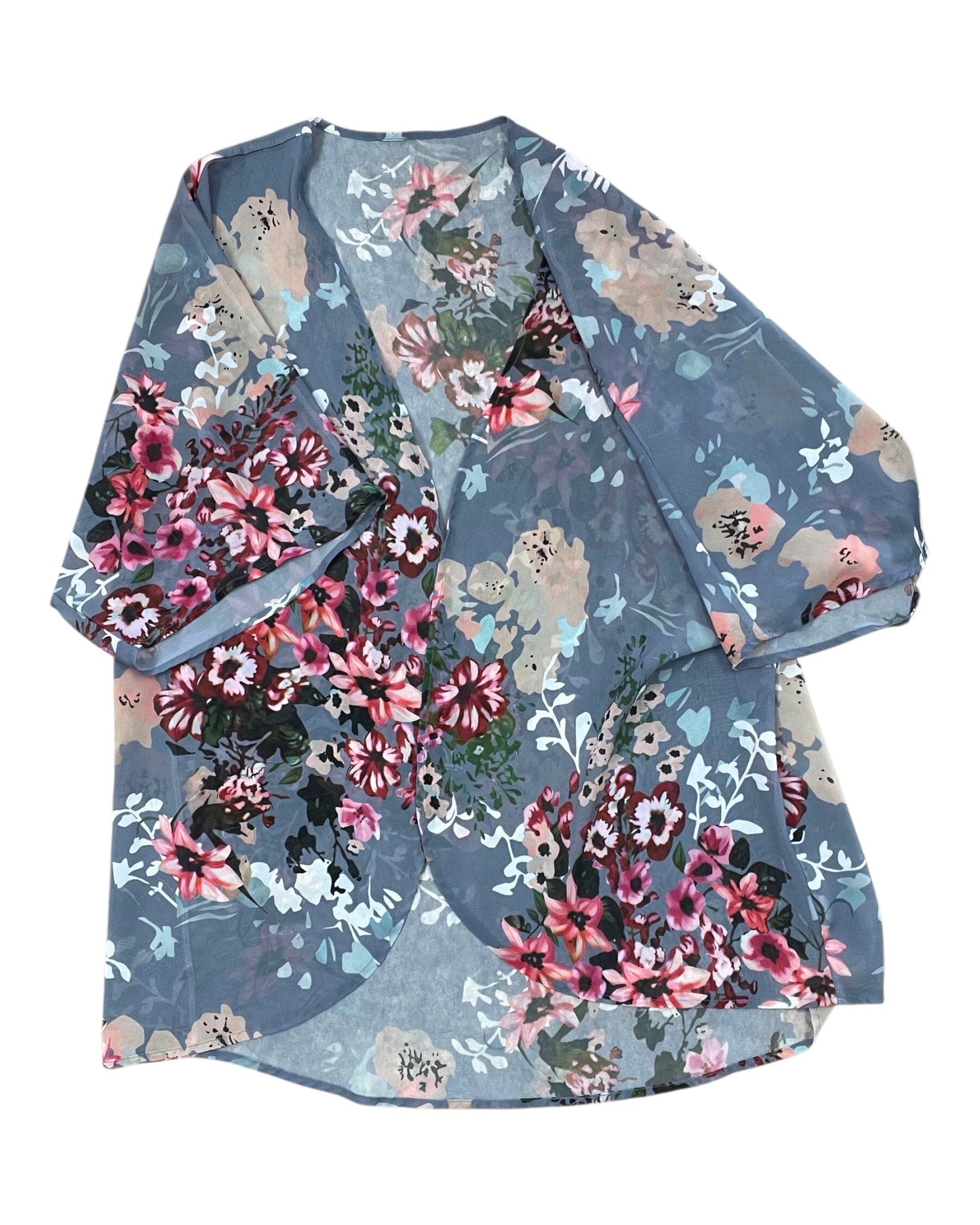 Cardigan By Clothes Mentor In Grey, Size:Xl