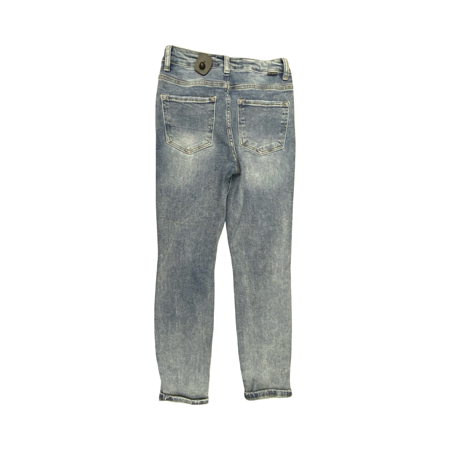 Jeans Straight By Risen In Blue Denim, Size:8
