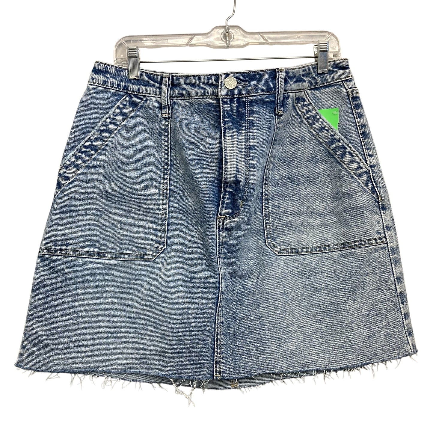 Skirt Mini & Short By Edited by Remi Bader In Blue Denim, Size:14