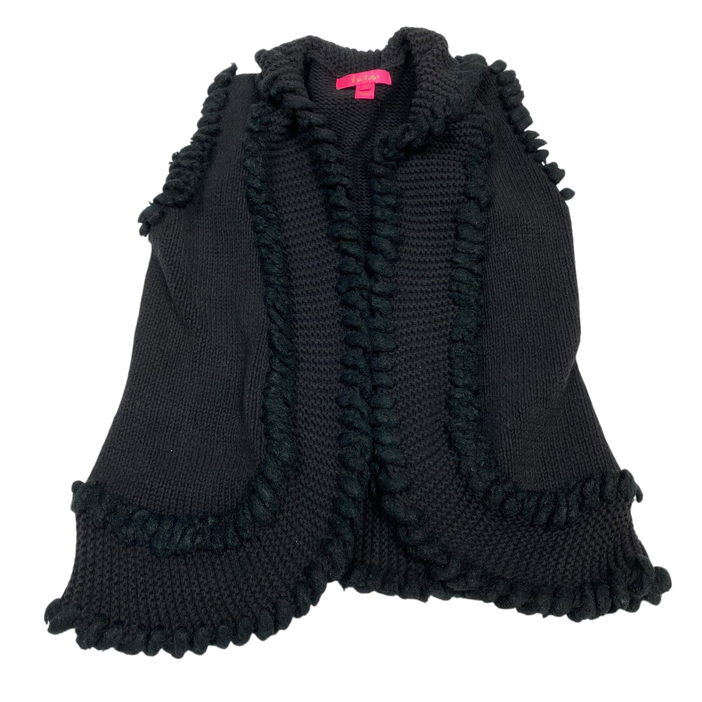Vest Designer By Lilly Pulitzer In Black, Size:Xs