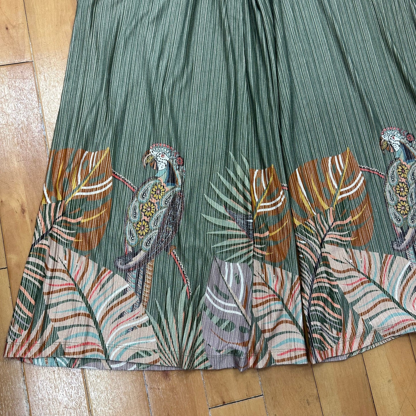 Guadeloupe wide leg pants By Farm Rio In Green, Size: S