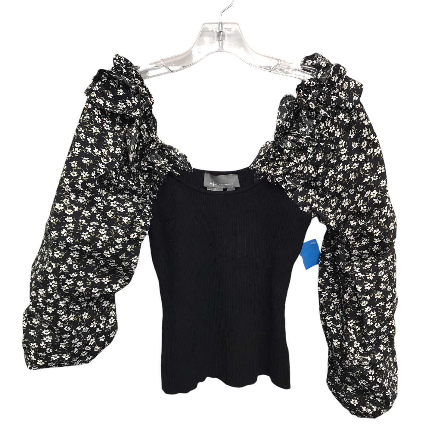 Top Ls By Anthropologie In Black & White, Size:S