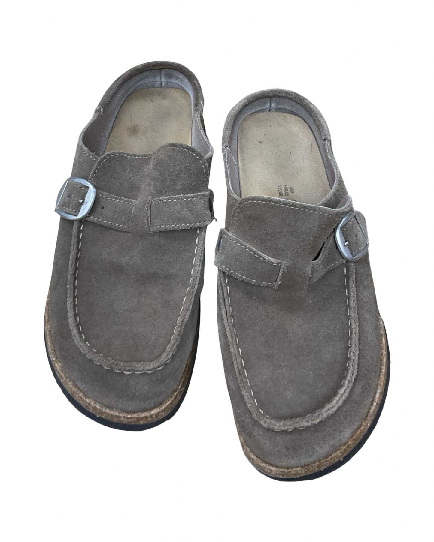 Shoes Flats By Clothes Mentor In Grey, Size:9