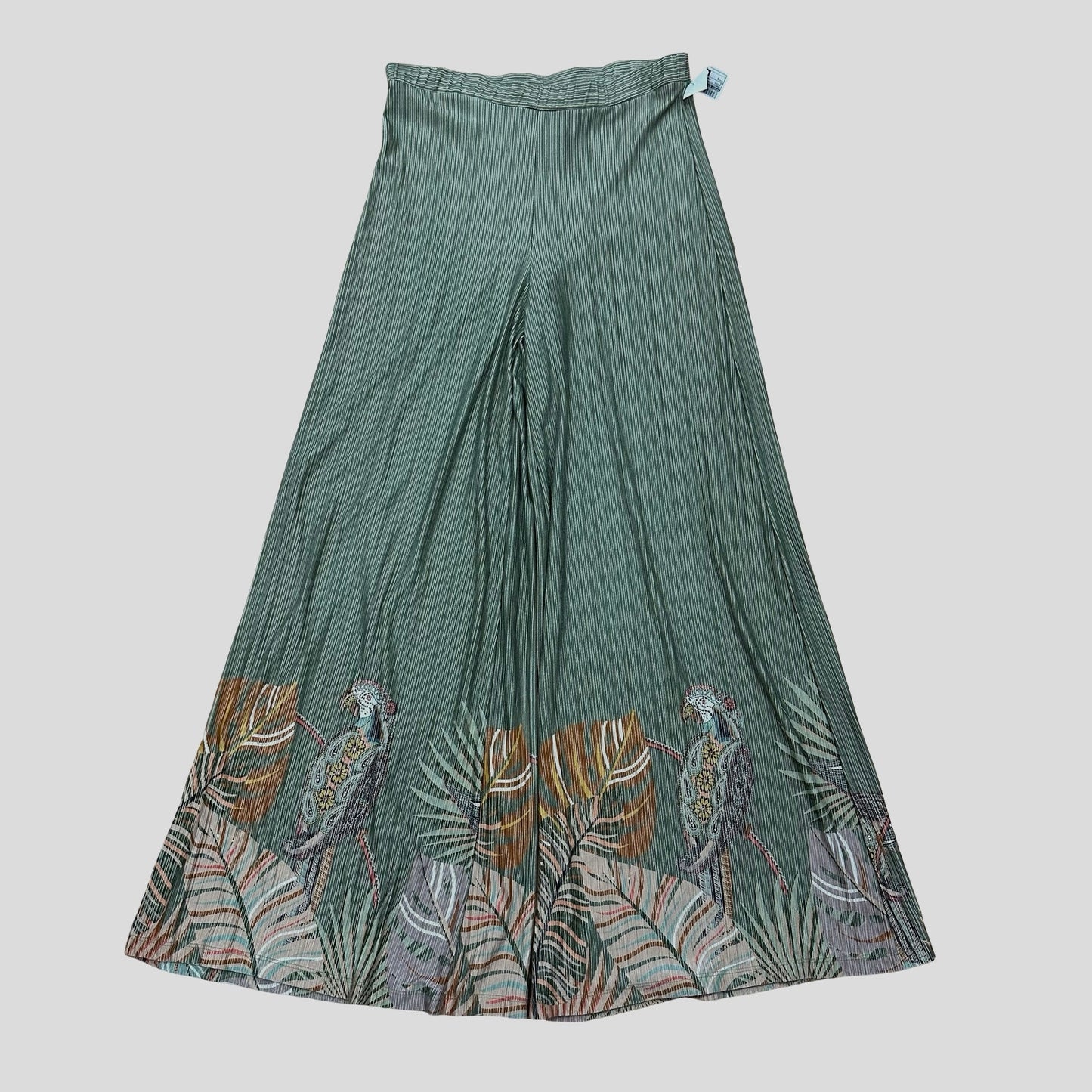 Guadeloupe wide leg pants By Farm Rio In Green, Size: S