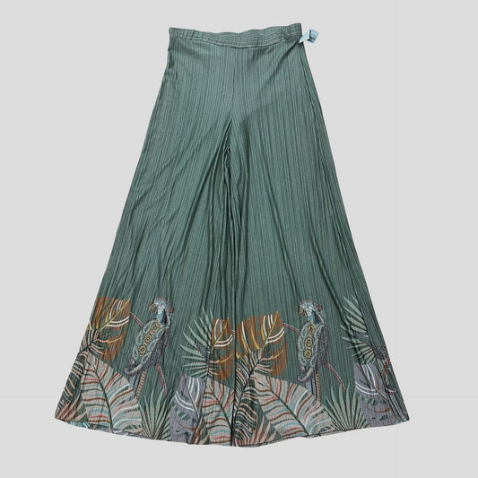 Guadeloupe wide leg pants By Farm Rio In Green, Size: S