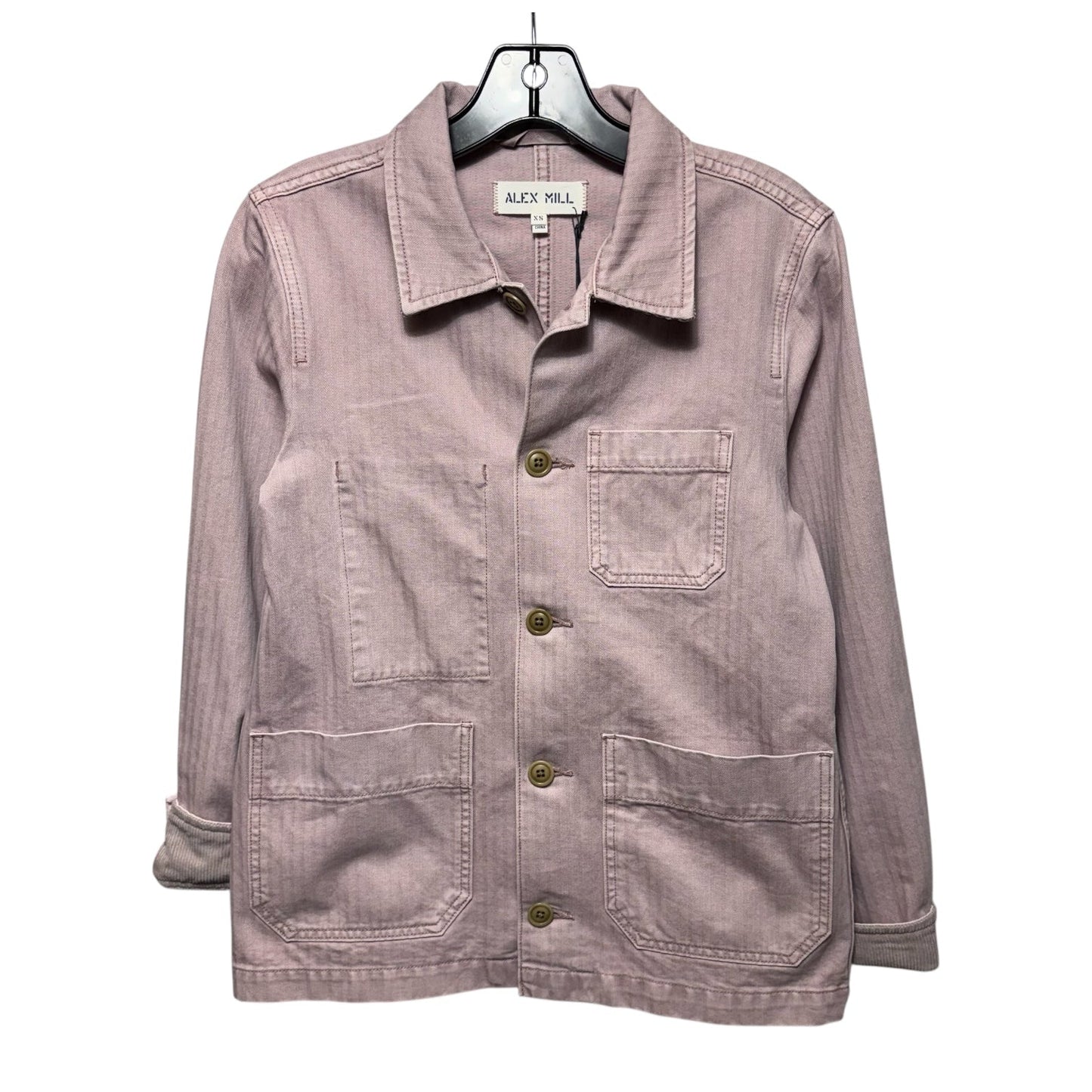 Britt Work Jacket By Alex Mill In Herringbone, Size: Xs