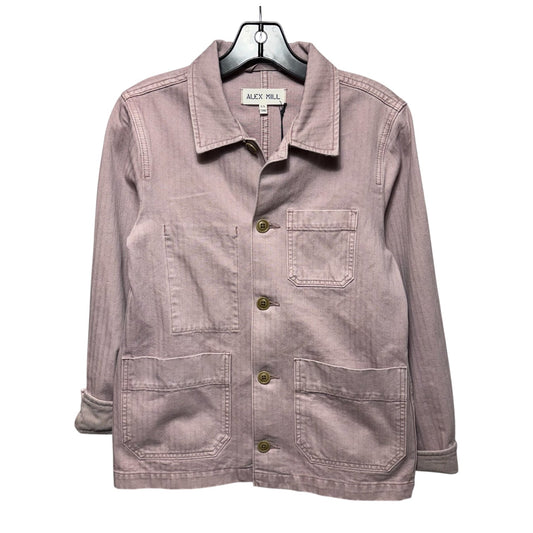 Britt Work Jacket By Alex Mill In Herringbone, Size: Xs