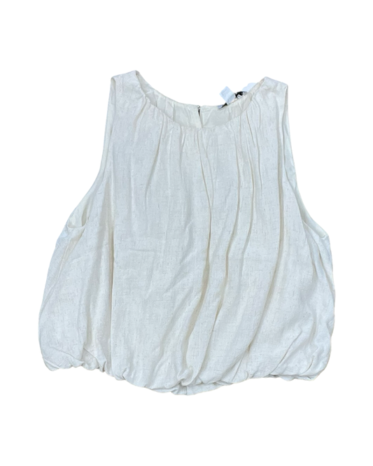 Top Sleeveless By Hyfve In Cream, Size:L