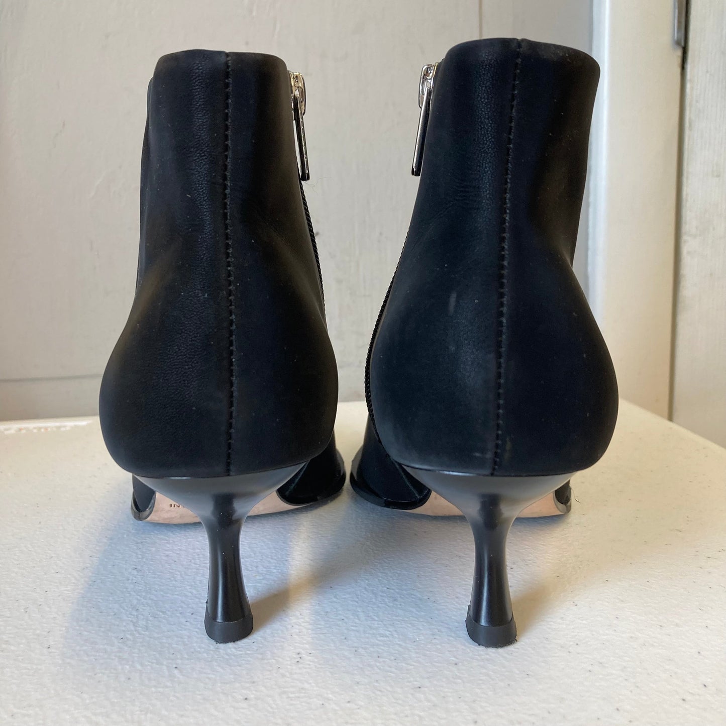 Boots Ankle Heels By Antonio Melani In Black, Size:6