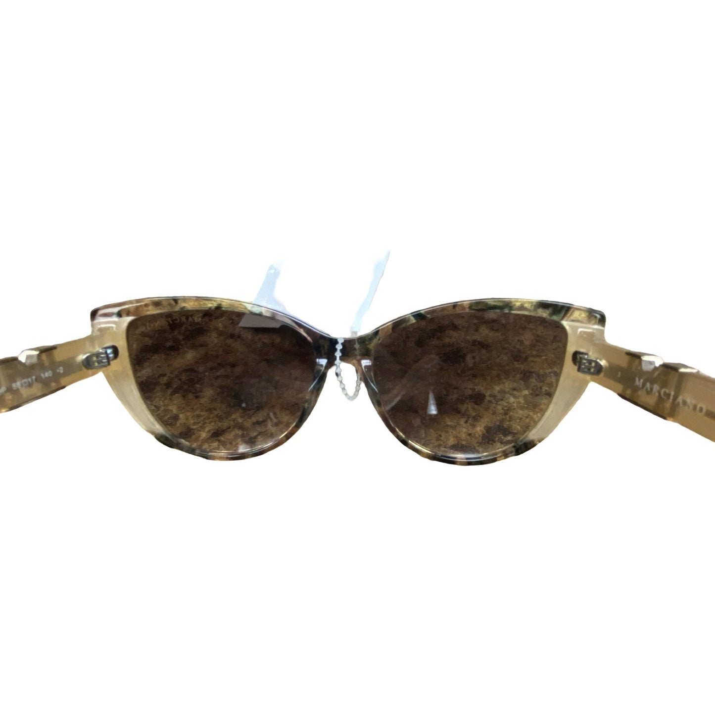 Sunglasses Designer By Marciano In Brown, Size: