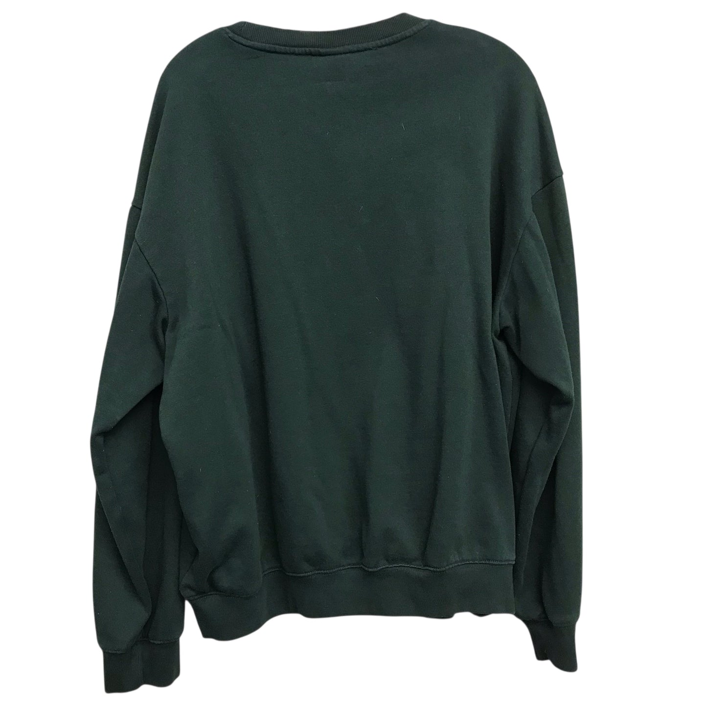 Sweatshirt Crewneck By H&M In Green, Size:L