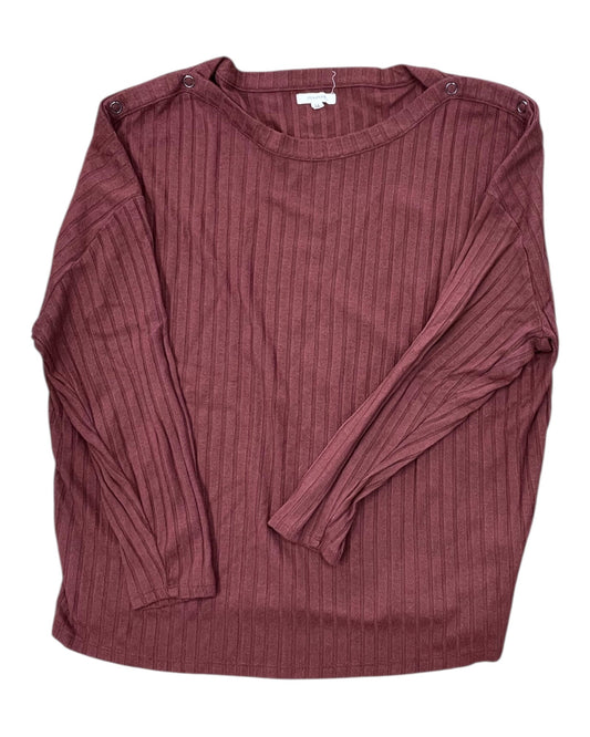 Top Ls By Maurices In Red, Size:1X