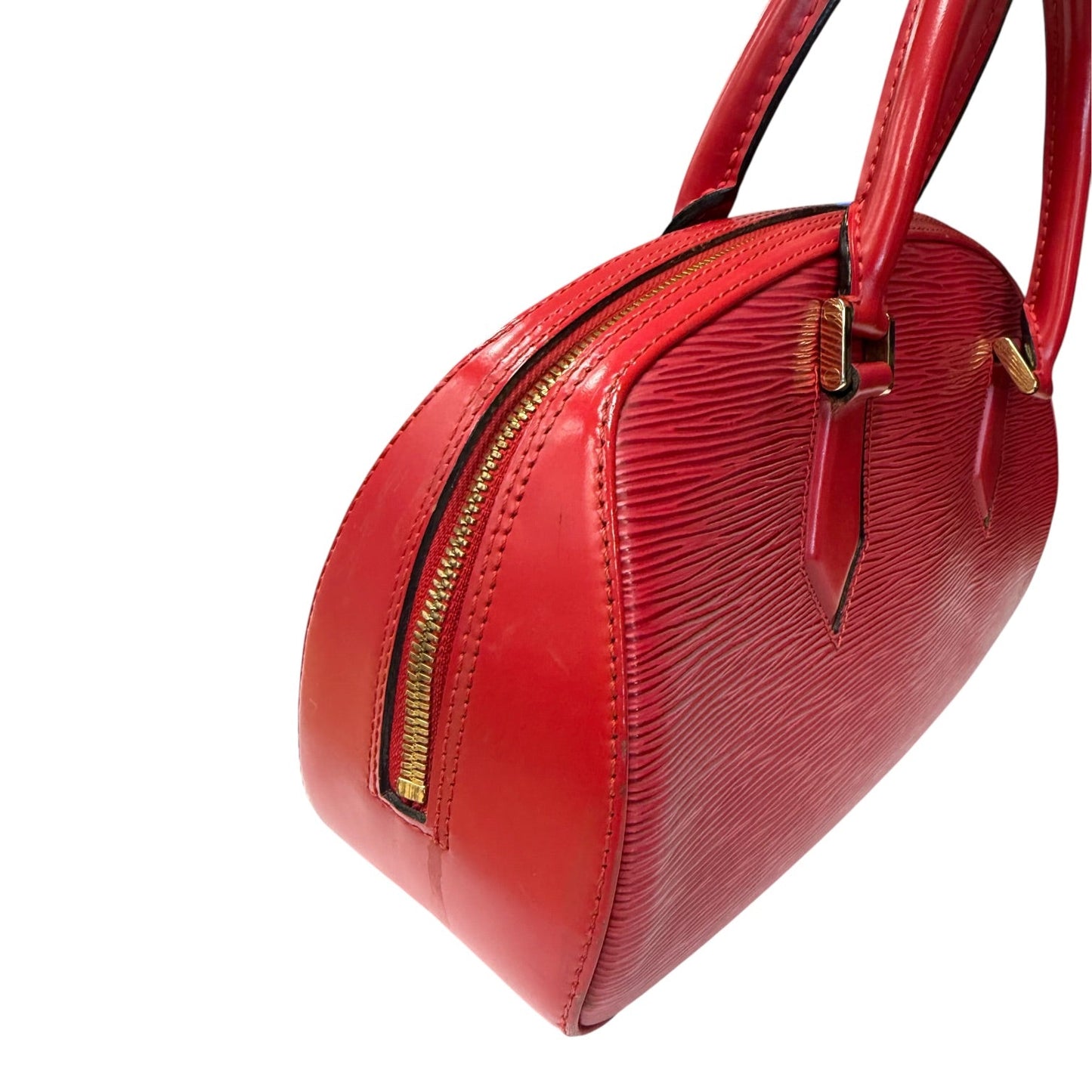 Handbag Luxury Designer By Louis Vuitton In Red, Size:Medium