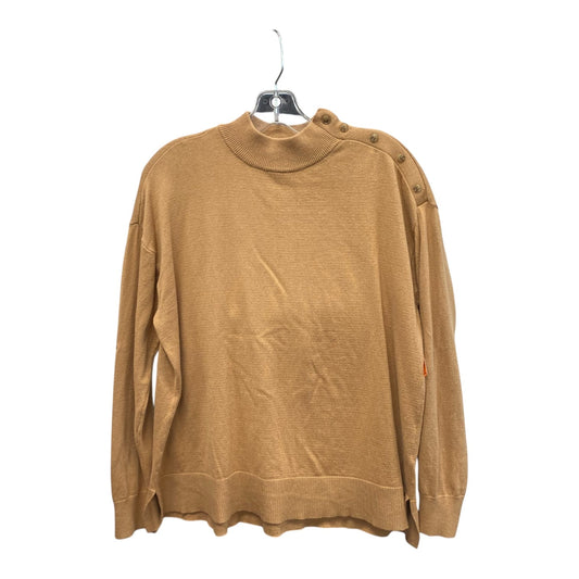 Sweater By Ann Taylor In Tan, Size:L