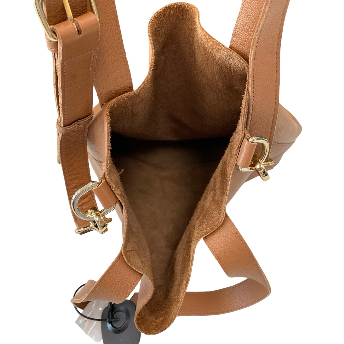 Handbag Leather By Cmc In Brown, Size:Large