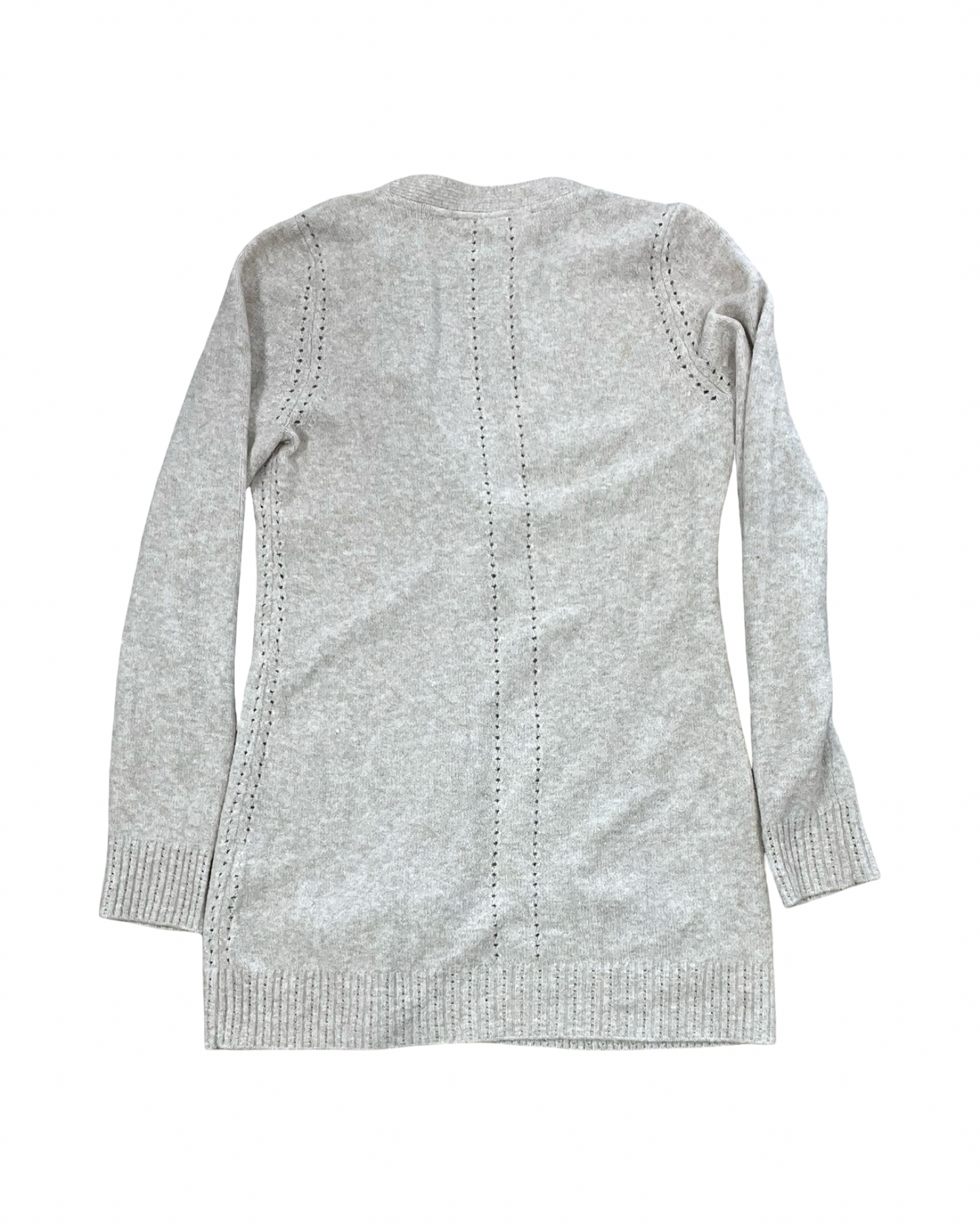 Cardigan By White House Black Market In Cream, Size:S