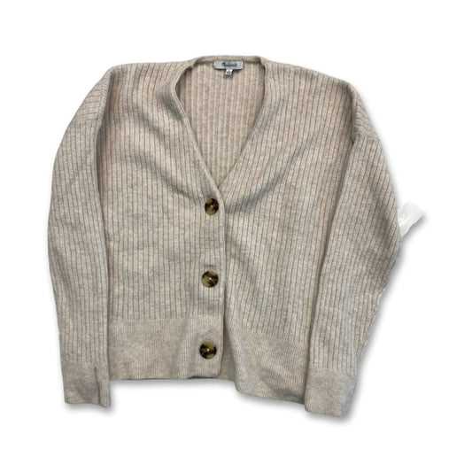 Sweater Cardigan By Madewell In Tan, Size:Xs