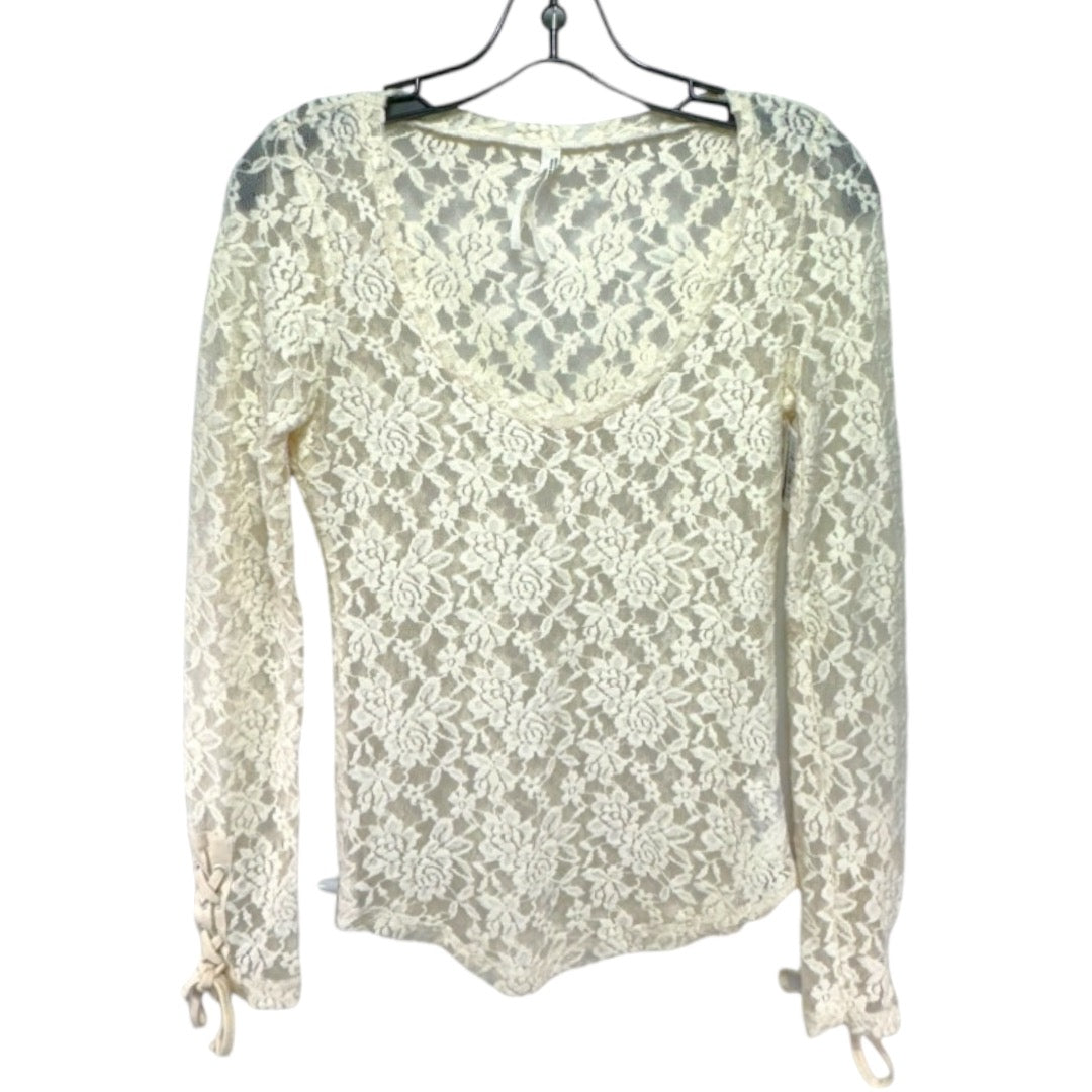 Lace Scoop Neck Top By Anthropologie  Size: XS