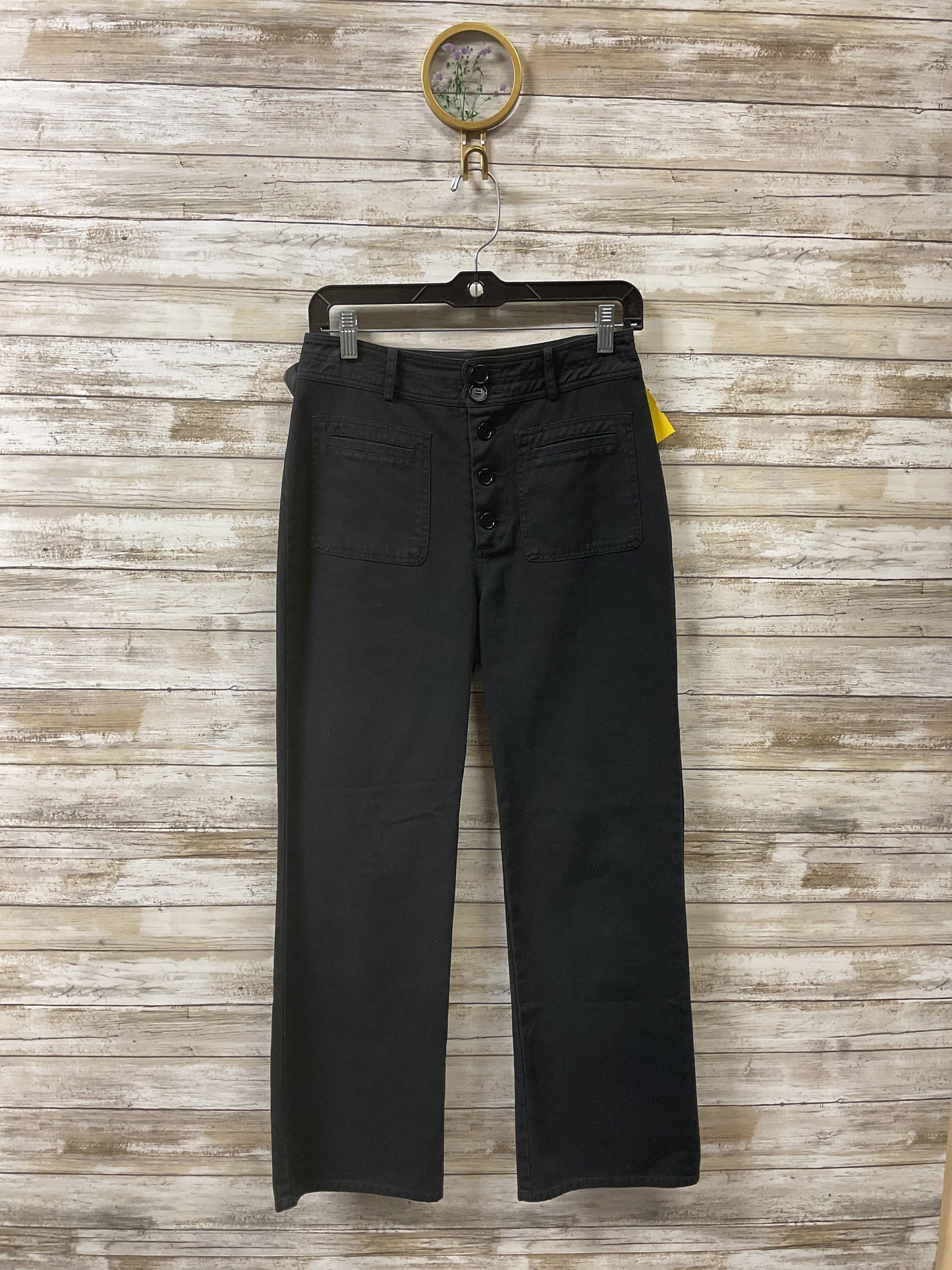 Pants Wide Leg By Cma In Black, Size:2